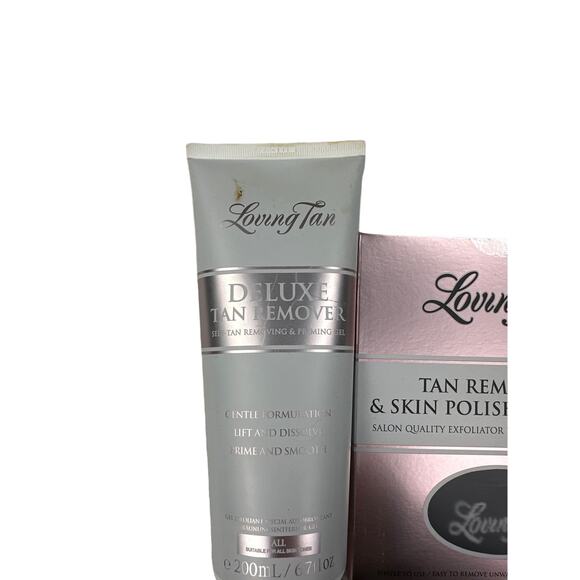 Loving Tan - Tan Remover Skin Polish Glove and Deluxe Tan Remover Bundle - Picture 2 of 2
